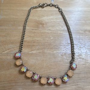 J.Crew Pink Stone Necklace